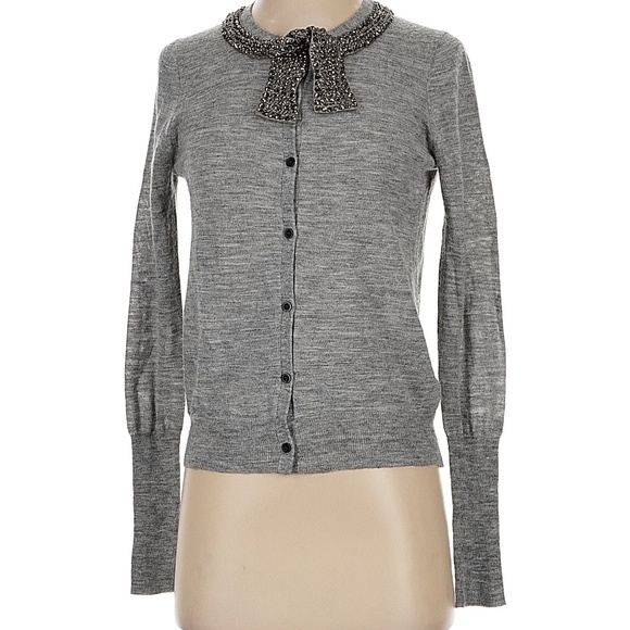 J. Crew Collection Jewels Embellished Sweater - Picture 1 of 6